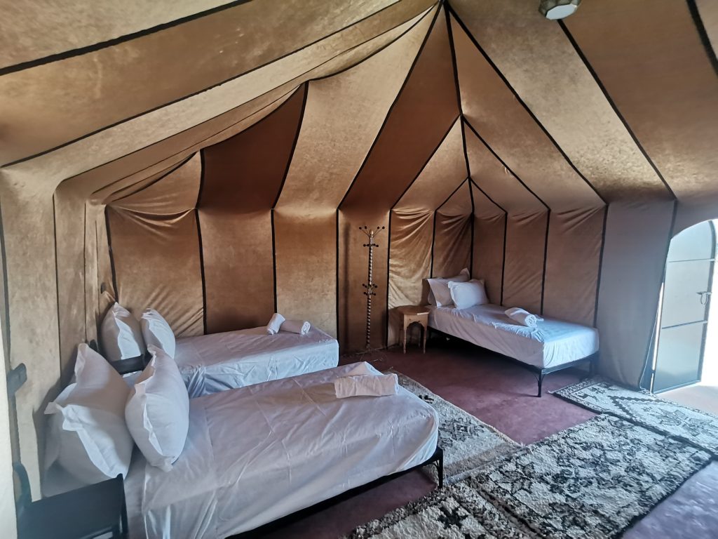 luxury triple tent - morocco desert camps