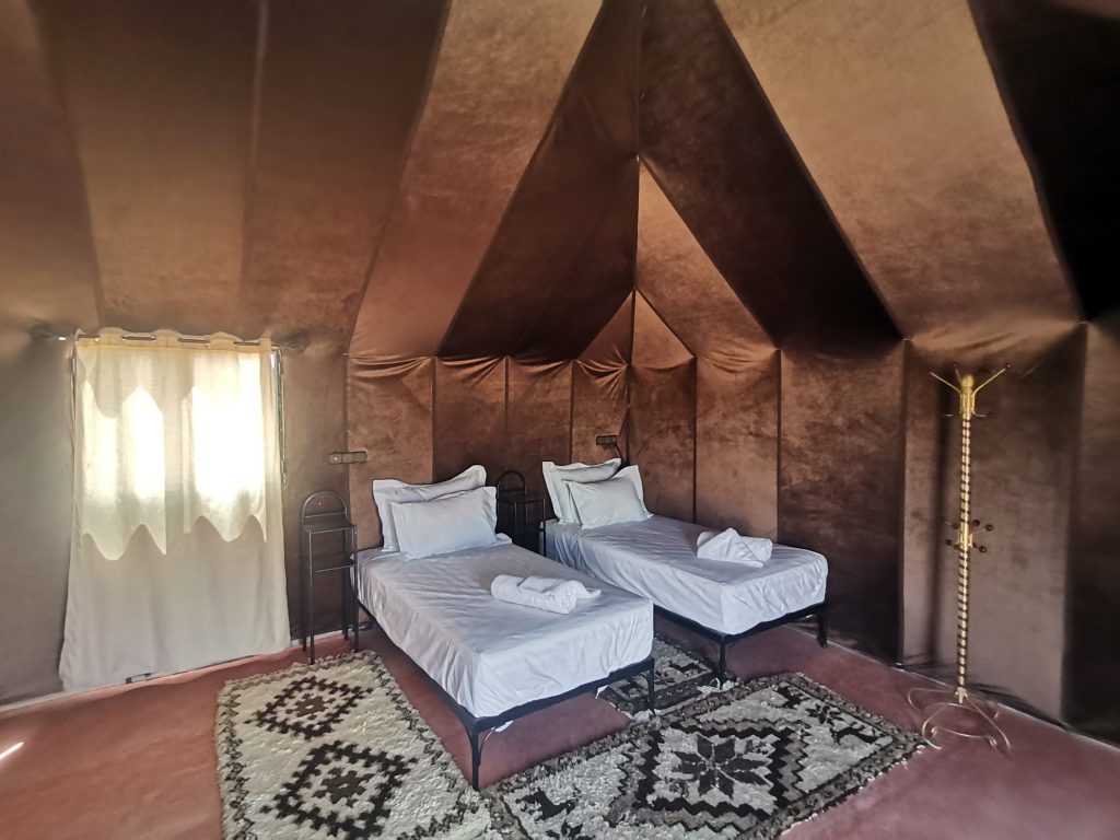 luxury twin tent - morocco desert camps
